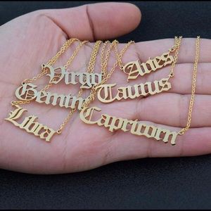 Zodiac necklaces 💕